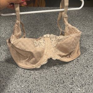 Panache Lace Underwire Bra in Tan